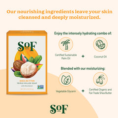 South of France SoF vegan and non-GMO label.
