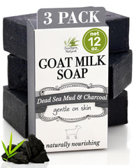 Southern Natural charcoal soap closeup lather demonstrates rich cleansing for face and body.