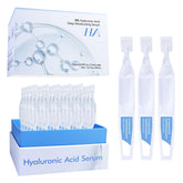 SOYUB hyaluronic acid serum bottle pour highlights quick hydration for the skin