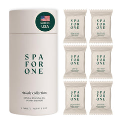 Spa For One dream steam lavender bergamot shower steamer provides calming aromatherapy for mornings.