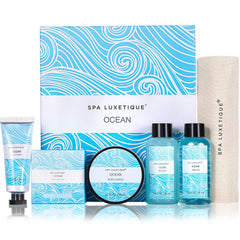 Spa Luxetique body lotion image shows silky hydration for daily moisture.