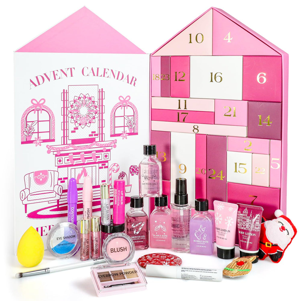 SPA LUXETIQUE WORLD Makeup Advent Calendar 2025 beautifully presented in a gift box.