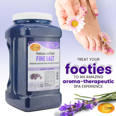 SPA REDI Dead Sea mineral-rich salt texture for smoothing skin.