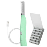 SPA SCIENCES SIMA dermaplaning tool front view for painless at-home exfoliation.