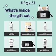 SpaLife body wash glacial water showcases invigorating scent and refreshing cleanse