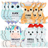 SpaLife Winter Wonder Animals bundle cover showcasing four masks for hydration, radiance, firming, and glow.