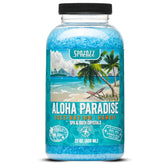 Spazazz Hawaii Aloha Paradise crystals in jar offer spa-ready aroma and easy dosing.