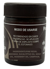 Spinen Pomada Pan Puerco texture on skin demonstrates soothing, softening comfort.