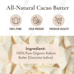 SpirZon Kokum Butter soap-formulation closeup highlights versatile cosmetic use.