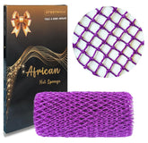 SPMKTBOZAI African Net Sponge authentic purple—robust lather for daily cleansing.