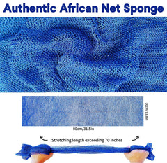 SPMKTBOZAI African Net Sponge nylon texture closeup shows sturdy material for daily cleansing