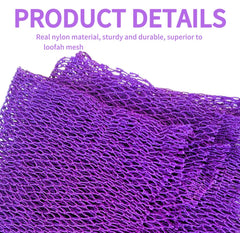 SPMKTBOZAI African Net Sponge stretchable design enables easy back reach.