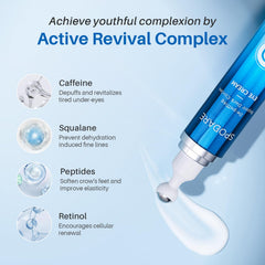 SPODARE caffeine eye cream cooling rollerball action boosts circulation under eyes