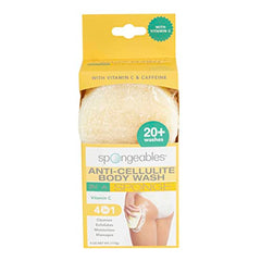 Spongeables dual-textured sponge cellulite-side for massage and exfoliation