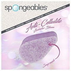 Spongeables lavender-scented sponge offers spa-like daily use and moisturizing benefits.