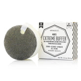 SPONGELLÉ Men's Extreme Buffer Bergamot Absolute White pack shot highlighting daily-use body wash sponge
