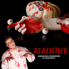 Spooktacular Creations scar wax application showing scar creation for stage looks.