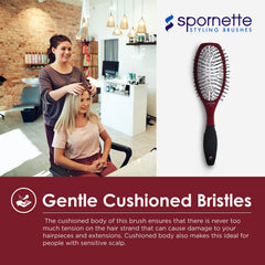 Spornette Super Looper brush wig detangling supports extension care