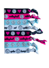 Sportigift volleyball hair ties close-up - keeps hair neat during drills and doubles as a wrist accessory.