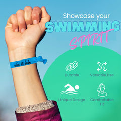 Sportybella no-crease hair ties stay gentle on hair during practice and laps