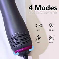 SPPZCUR hair dryer brush 4-in-1 accessories set for versatile styling with diffuser and straightening