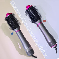 SPPZCUR straightening-brush delivers smoothness and shine while drying