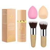 SPRINGSKY Match Foundation 4-in-1 SPF50 bottle shows color-changing shade for seamless matching.