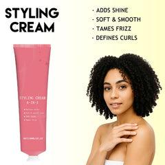 SPRINGSUGAR boar-bristle brush evenly distributes product and detangles for smooth styling.