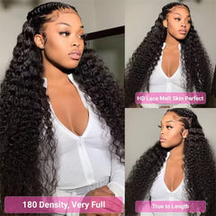SQU&CIR bleached knots deep curly wig for lightweight customization and seamless knots.