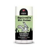 Squirrel's Nut Butter Anti Chafe Stick on thigh area prevents rubbing during runs.