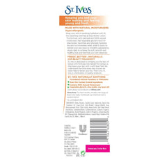 St. Ives lotion pump close-up displaying creamy, fast-absorbing texture