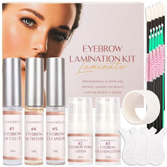 St. Mege Brow Lamination Kit packaging showcases complete at-home brow lift solution.