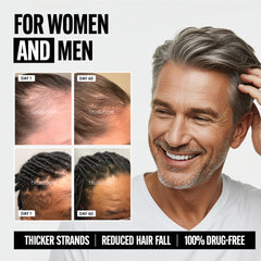 St. Tropica Tru Bloom daily routine scene illustrating drug-free hair care