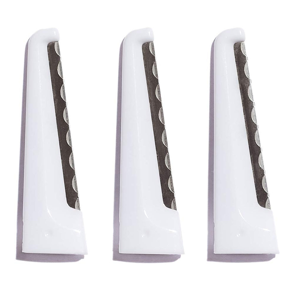 StackedSkincare dermaplaning blades 3-pack for fresh replacements and smoother skin prep.