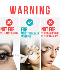 STACY LASH glue ring in use demonstrates efficient application during lash procedures