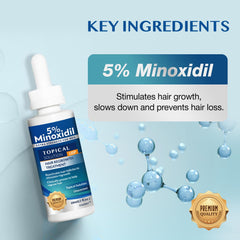 Stafenit minoxidil dropper applying precise dose to thinning areas.