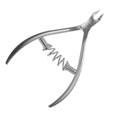 Staleks Pro SMART 30 cuticle nippers closeup showing precise trimming capability