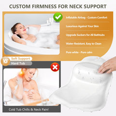 Starotatess bath pillow easy to clean and quick to dry