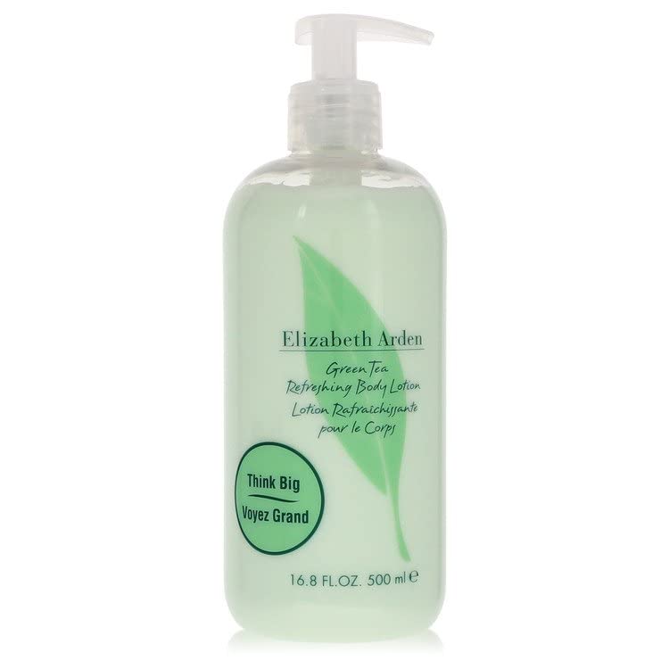 StarSun Depot Elizabeth Green Tea Body Lotion 16.8 oz bottle with refreshing hydration and crisp scent.