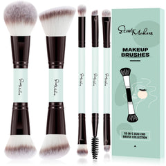 START MAKERS dual-ended foundation brush delivers smooth liquid coverage