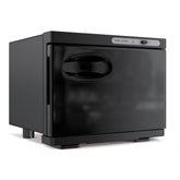 StateRiver towel warmer cabinet front view, ideal for compact home spa setups
