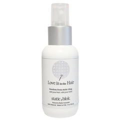 Static Blok bottle-front compact travel spray for on-the-go anti-static relief.