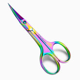 Stelone eyebrow scissors curved small blades for precise brow shaping and clean results.