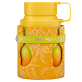 Sterling Parfums Armaf Odyssey Go Mango bottle front shows tropical brightness for daytime wear.