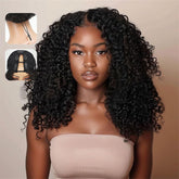 Sterly V Part Wig closeup shows natural hairline for seamless daily wear.