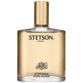 Stetson Original Aftershave bottle front conveys rugged, classic grooming appeal.