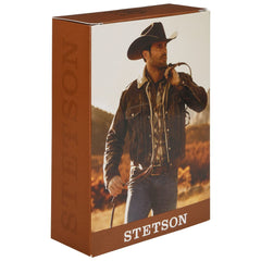 Stetson Original Cologne cap close-up for premium packaging and gifting appeal.