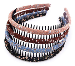 STHUAHE4PC multicolor protection resin teeth comb close-up for secure styling.