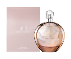 Still by Jennifer Lopez bottle front—fruity floral fragrance for everyday wear and confidence.