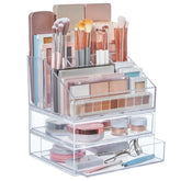 STORi Chloe brush holder keeps brushes upright for quick, clean access.